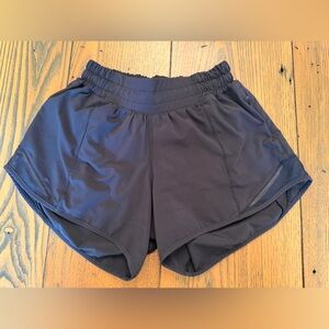 Lululemon Hotty Hot Black Athletic Shorts